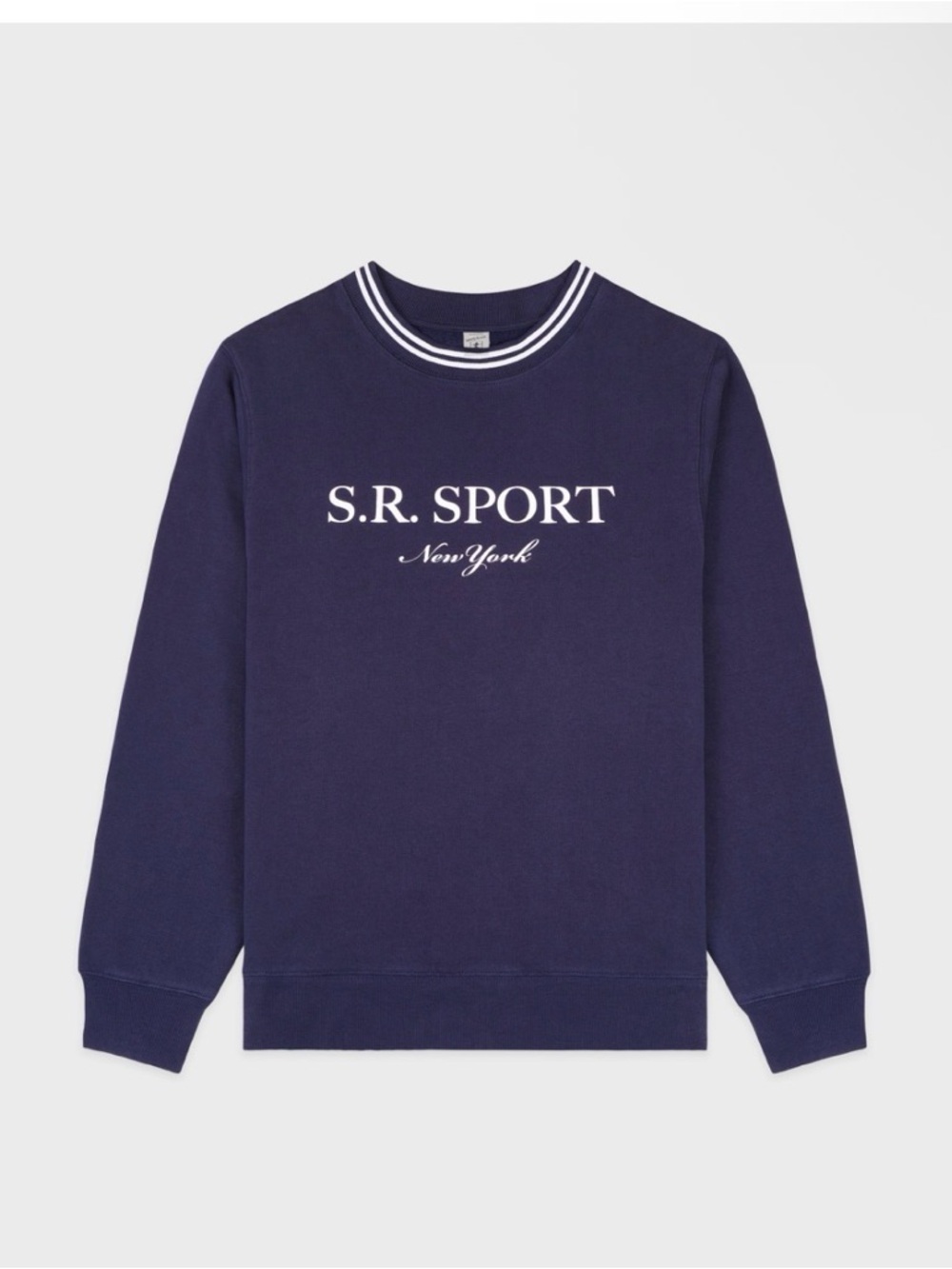 Sporty & Rich SR Sport crew navy white XL Terry
